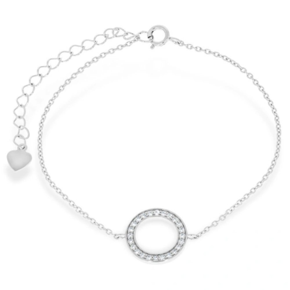Pulseira FA com Zircónias – Círculo